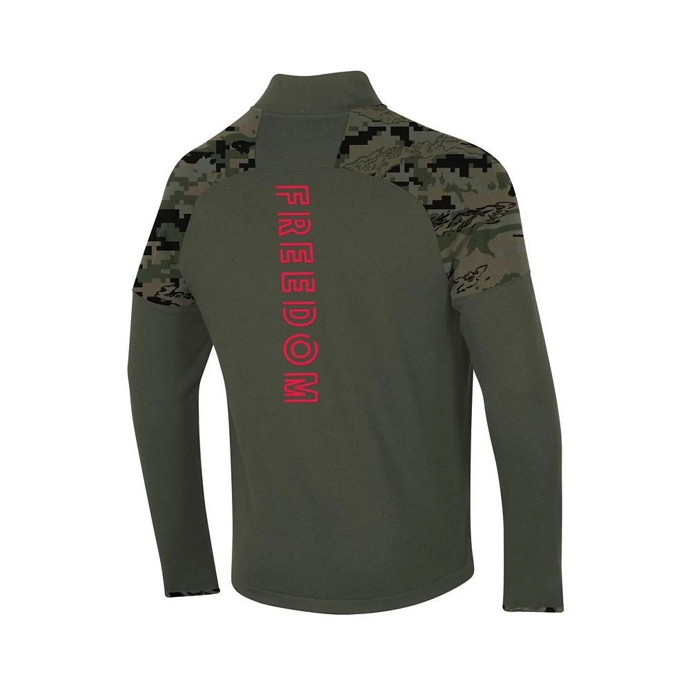 商品Under Armour|Men's Olive Maryland Terrapins Freedom Full-Zip Fleece Jacket,价格¥890,第3张图片详细描述