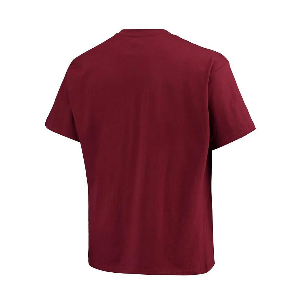 商品CHAMPION|Men's Maroon Texas A&M Aggies Big and Tall Arch Team Logo T-shirt,价格¥222,第3张图片详细描述