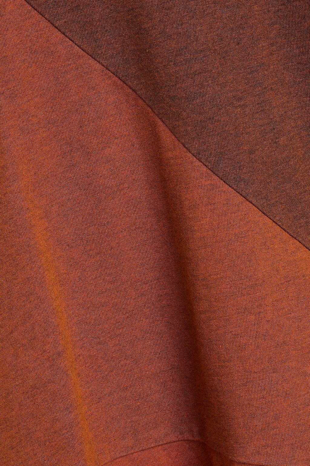 Appliquéd color-block cotton-jersey T-shirt商品第4张图片规格展示