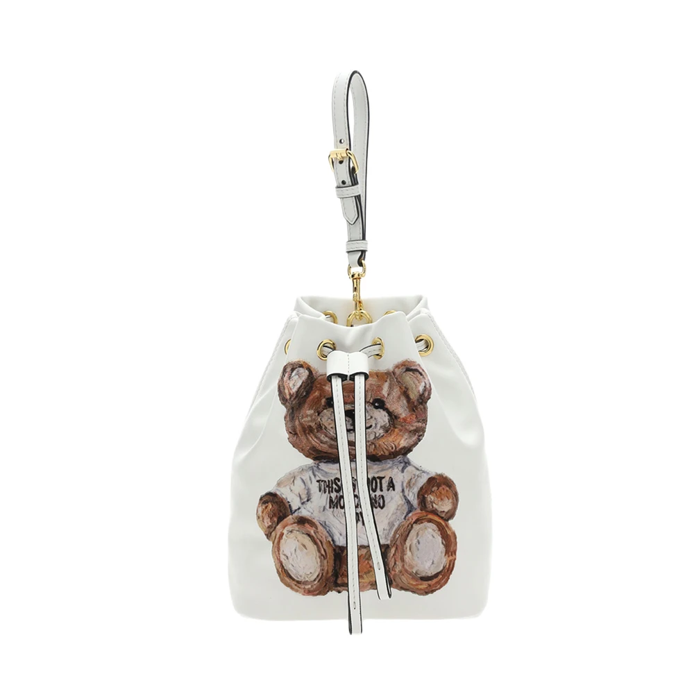 商品Moschino|MOSCHINO女士斜挎包白色A8445-8001-3001,价格¥2135,第1张图片
