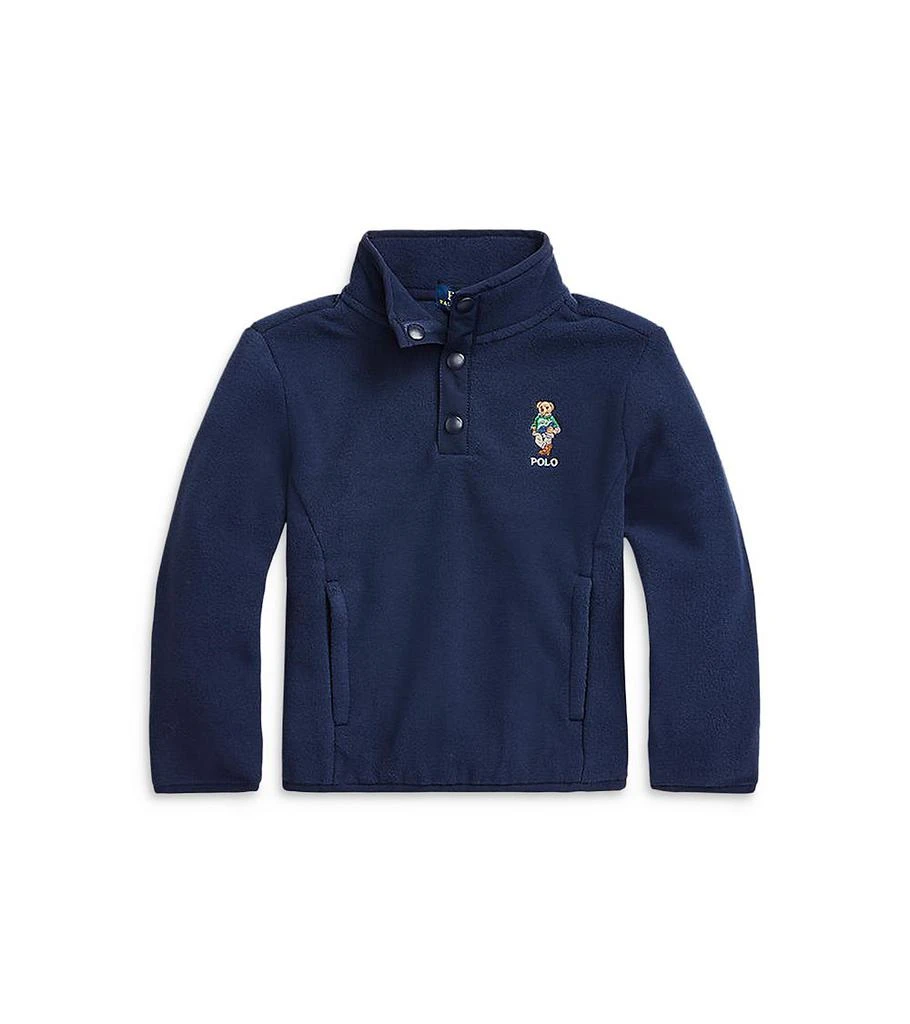 商品Ralph Lauren|Boys' Polo Bear Fleece Pullover - Little Kid, Big Kid,价格¥423,第2张图片详细描述