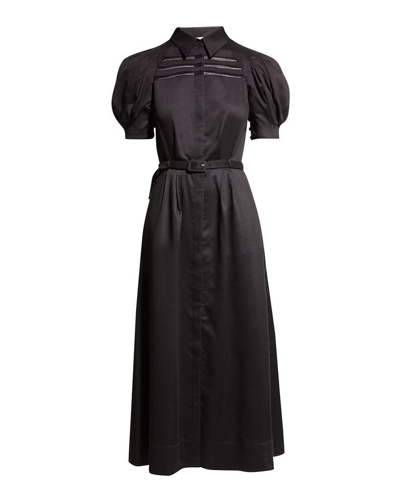 商品Gabriela Hearst|Sen Belted Shirtdress,价格¥16688,第4张图片详细描述