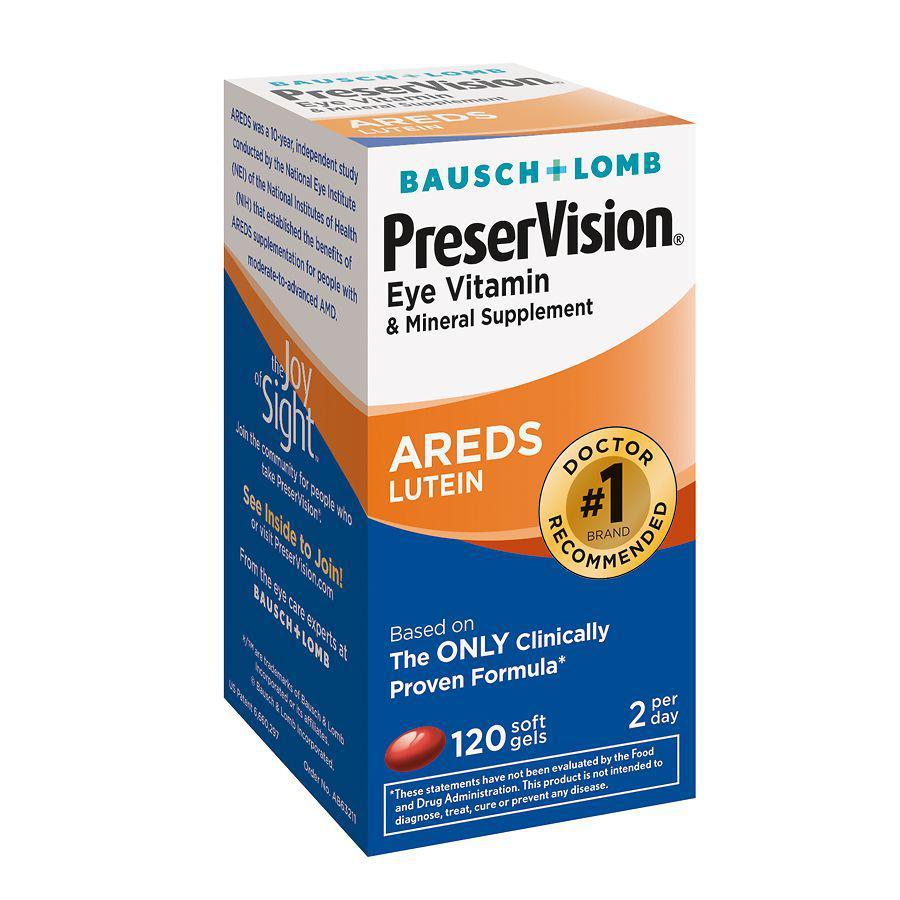 商品PreserVision|Eye Vitamin and Mineral Supplement Soft Gels,价格¥216,第1张图片