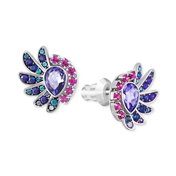 商品Swarovski|Silver-Tone Multi-Stone Jacket Earrings,价格¥667,第2张图片详细描述