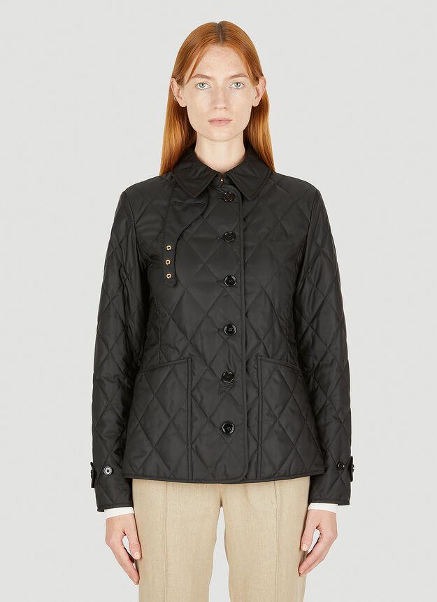 商品Burberry|Fernleigh Quilted Jacket in Black,价格¥5238,第1张图片