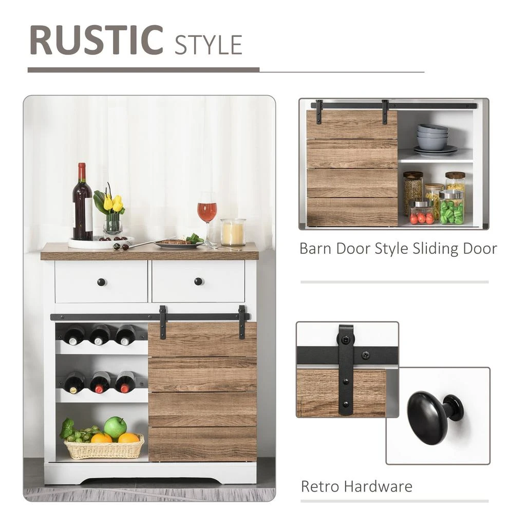 Streamdale Farmhouse Coffee Bar Cabinet 商品