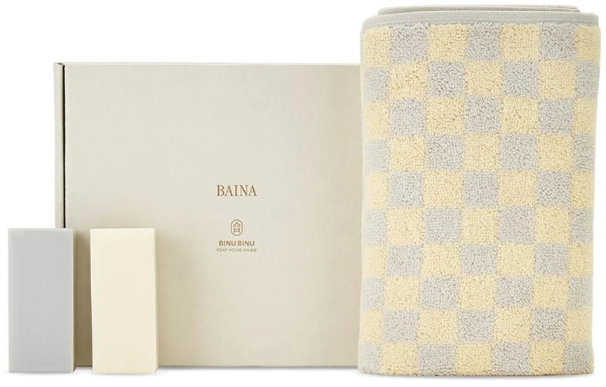 商品Binu Binu|Baina Edition Towel & Bar Soap Set,价格¥134,第2张图片详细描述
