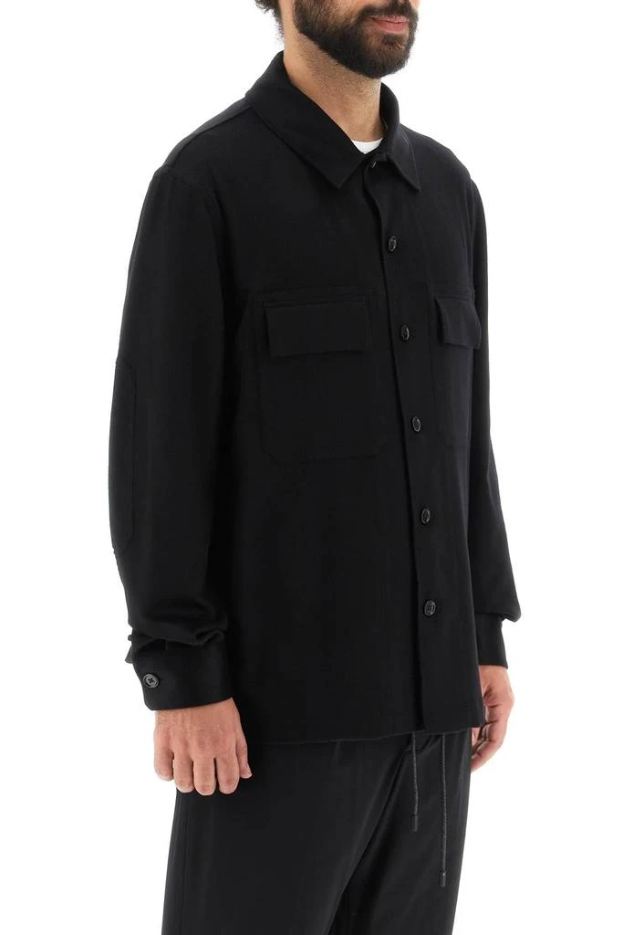 商品Zegna|OASI CASHMERE OVERSHIRT,价格¥9174,第3张图片详细描述
