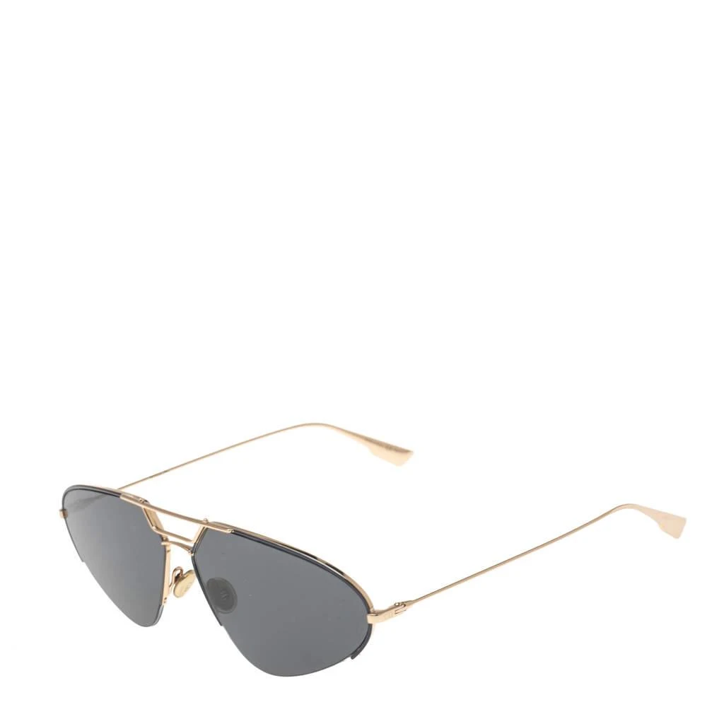 商品[二手商品] Dior|Dior Grey Dior Stellaire 5 Aviator Sunglasses ,价格¥2019,第3张图片详细描述
