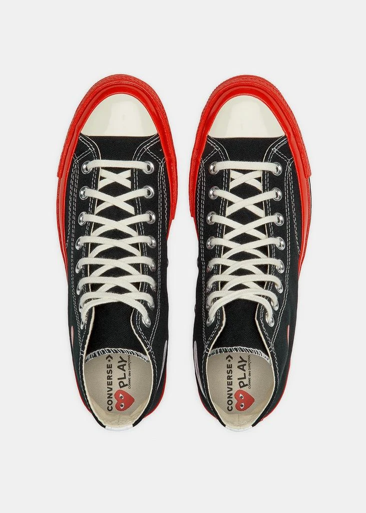 商品Comme des Garcons|COMME DES GARCONS PLAY Black & Red Converse Chuck 70 Sneakers,价格¥574,第5张图片详细描述