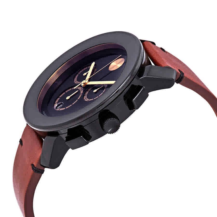 商品Movado|Movado Bold Chronograph Black Dial Mens Watch 3600540,价格¥1940,第4张图片详细描述