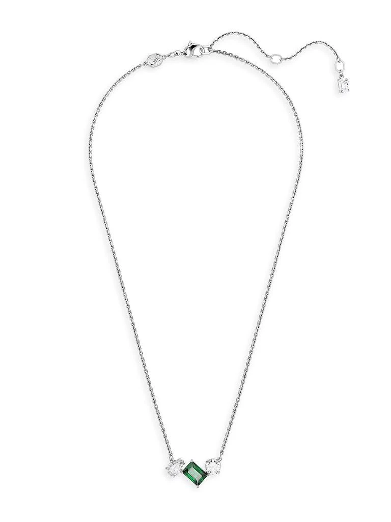 商品Swarovski|Mesmera Rhodium-Plated & Crystal Mixed-Cut Pendant Necklace,价格¥967,第1张图片