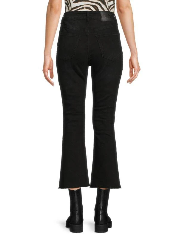 商品cavalli CLASS|High Rise Flare Cropped Jeans,价格¥202,第2张图片详细描述