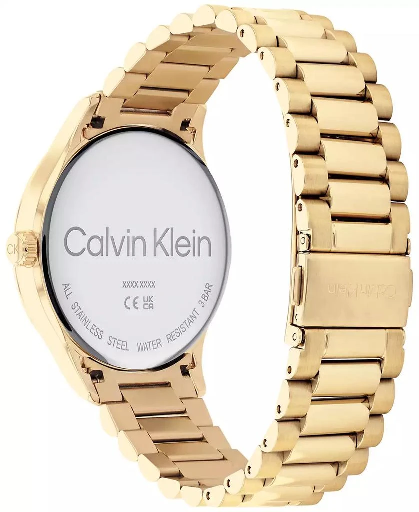 商品Calvin Klein|Gold-Tone Bracelet Watch 40mm,价格¥848,第3张图片详细描述