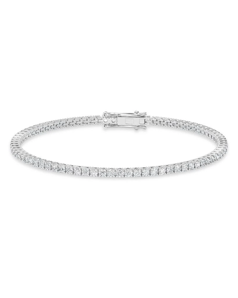 商品De Beers Forevermark|Classic Diamond Tennis Bracelet in 18K White Gold, 3.00 ct. t.w.,价格¥63950,第1张图片详细描述