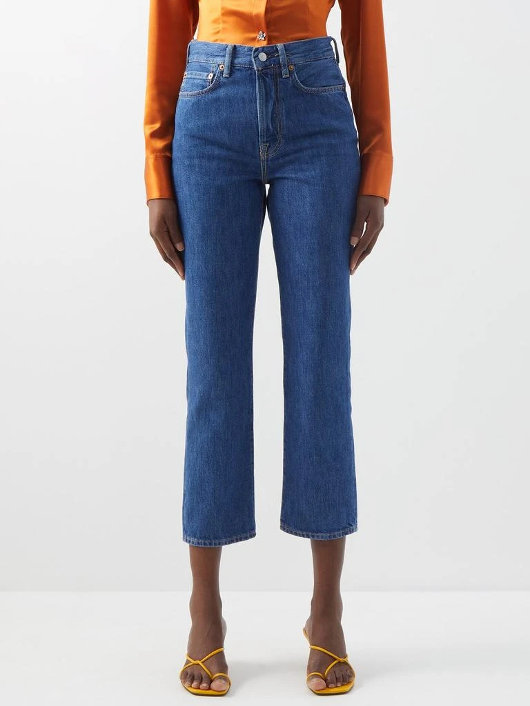 商品Acne Studios|Mece high-rise cropped straight-leg jeans,价格¥832,第1张图片