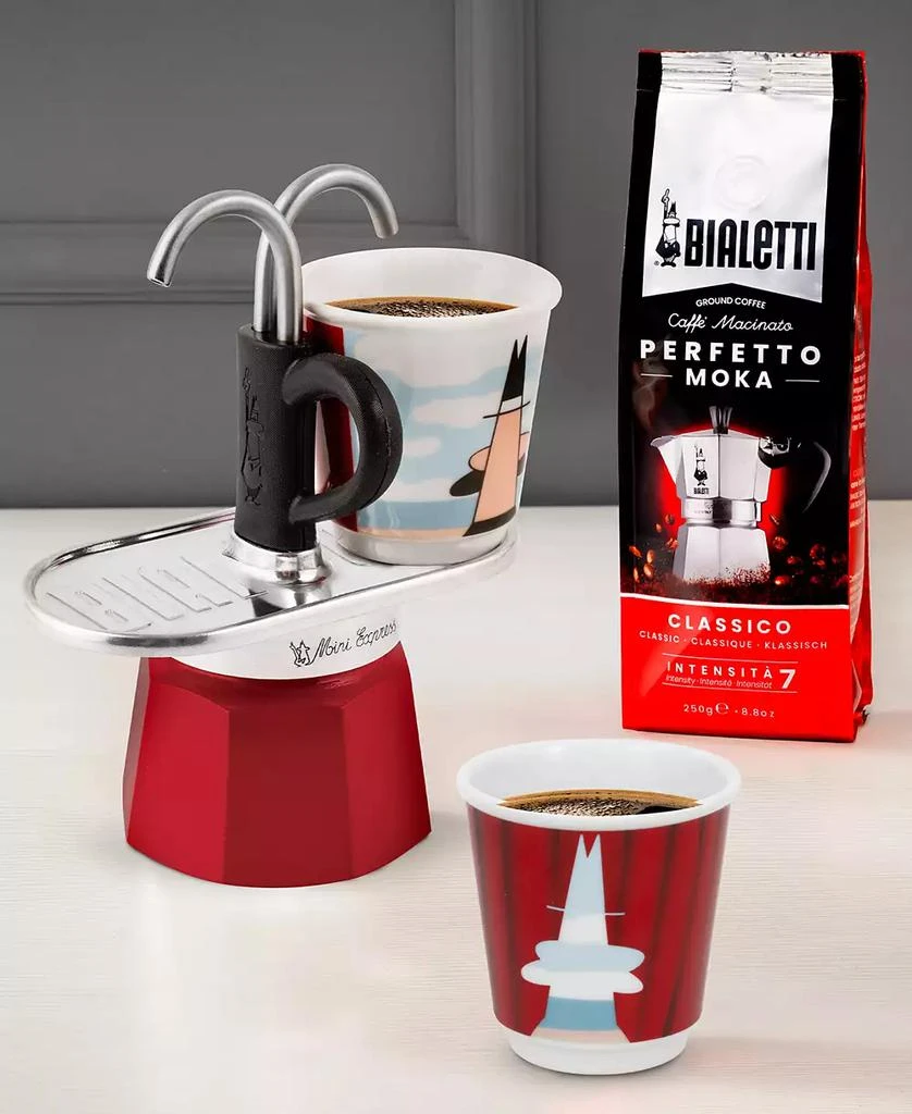 商品Bialetti|Set Mini Express "R" Magritte Plus 2 Bicc. 2.8 OZ Coffeemaker,价格¥408,第2张图片详细描述