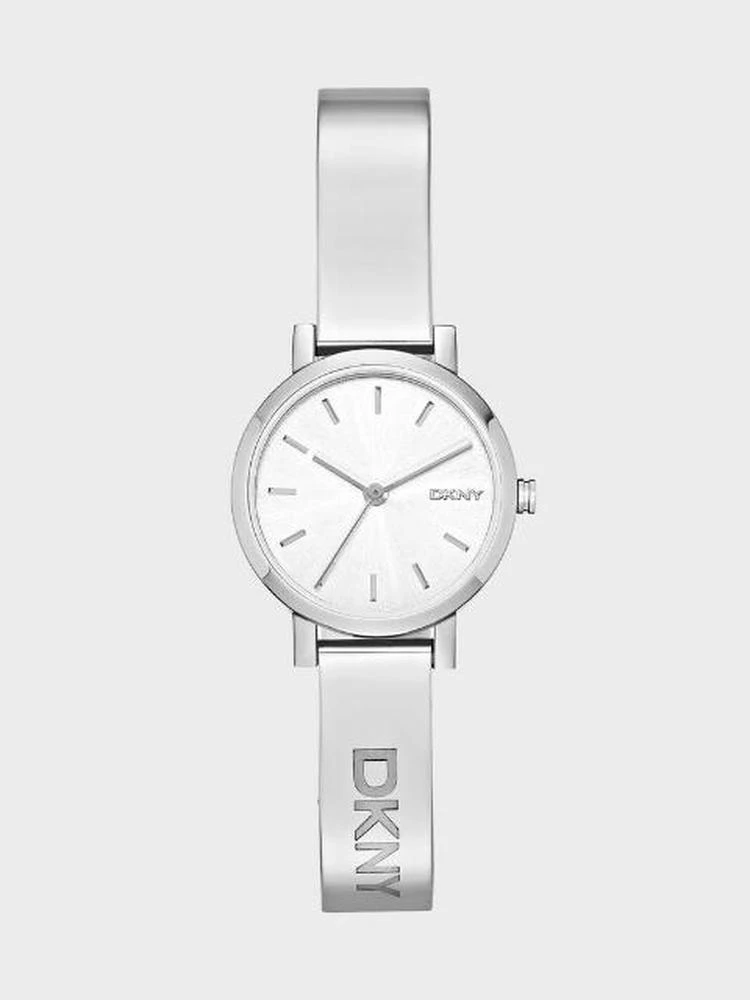 商品DKNY|Soho Silver Tone Bangle Watch,价格¥877,第1张图片
