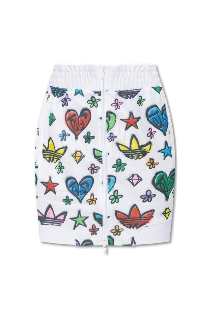 商品Adidas|Adidas Originals X Jeremy Scott Logo Pattern Skirt,价格¥293,第1张图片