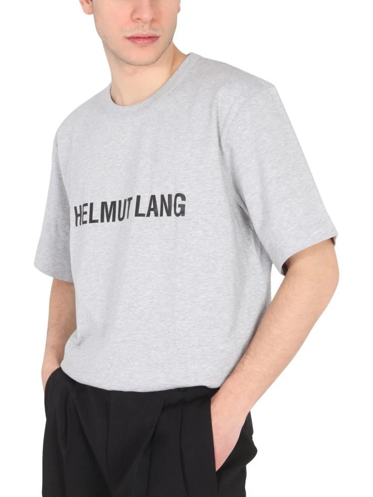 商品Helmut Lang|Helmut Lang Logo Printed Crewneck T-Shirt,价格¥618,第4张图片详细描述