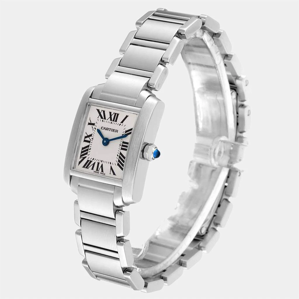 商品[二手商品] Cartier|Cartier Tank Francaise Small Silver Dial Steel Ladies Watch W51008Q3 20 x 25 mm,价格¥26539,第4张图片详细描述