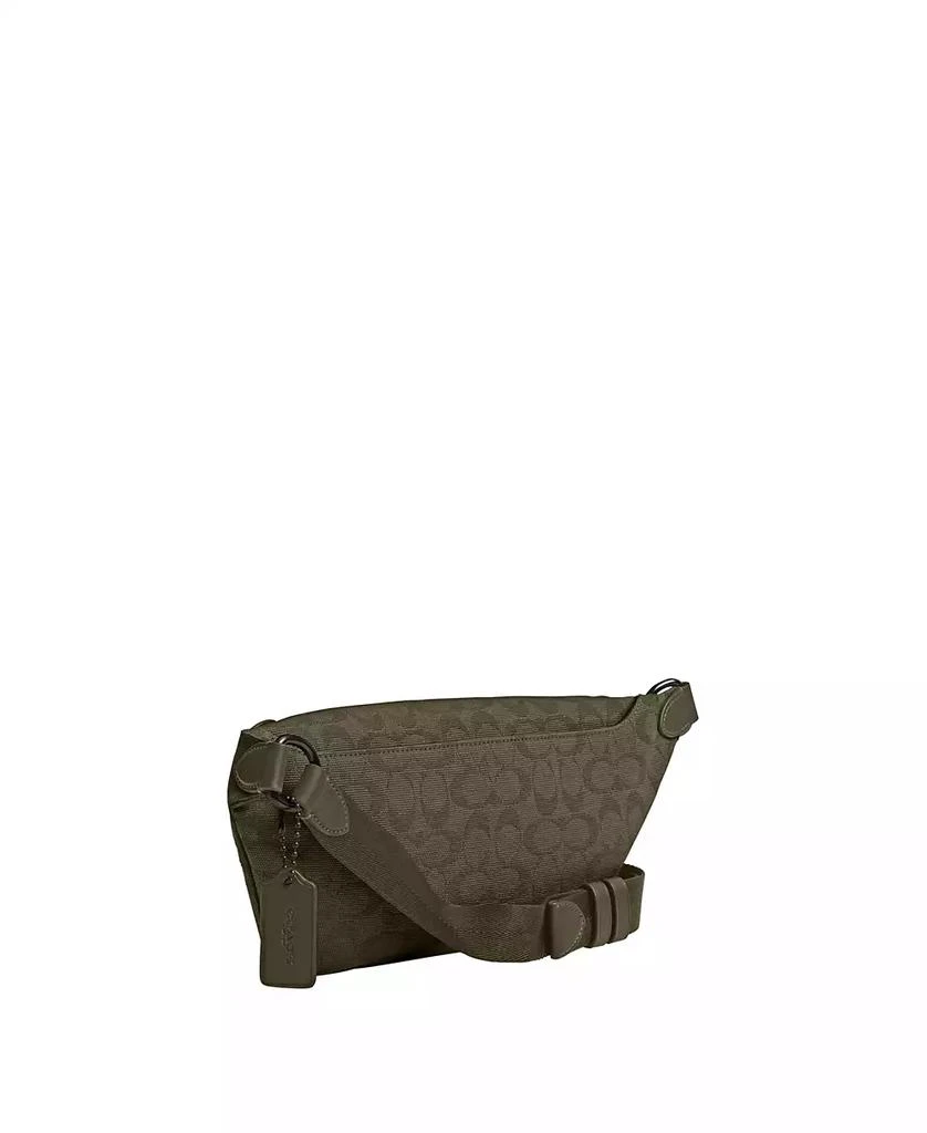 商品Coach|League In Signature Canvas Jacquard Belt Bag,价格¥2634,第3张图片详细描述