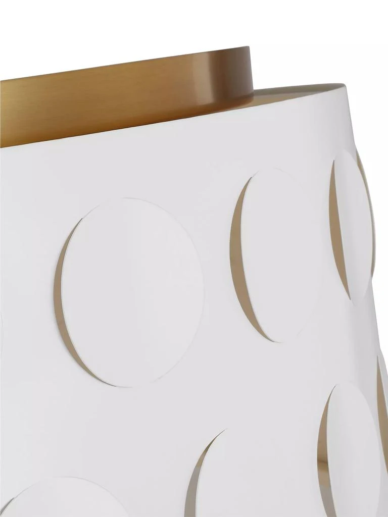 商品Kate Spade|Visual Comfort Studio Dottie Flush-Mount Polished Nickel Chandelier,价格¥8198,第4张图片详细描述