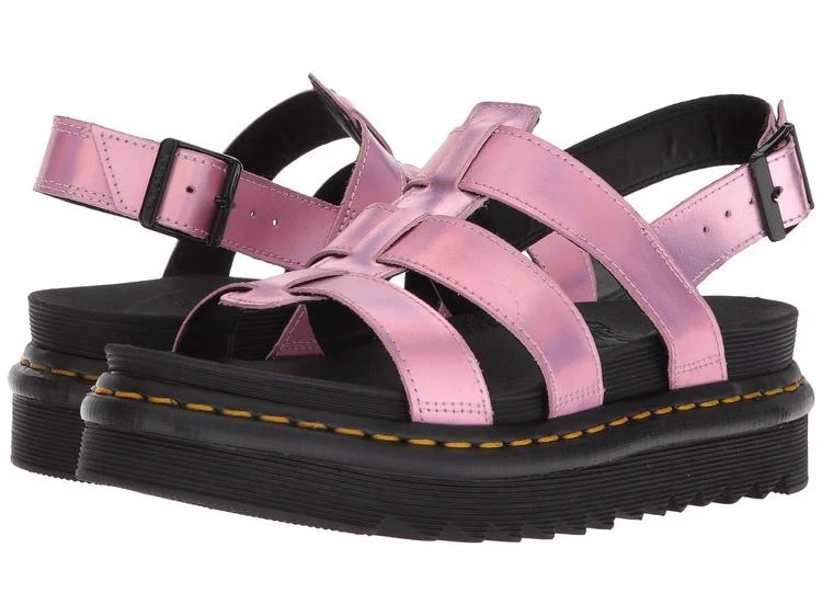 商品Dr. Martens|金属镭射皮凉鞋,价格¥561,第1张图片
