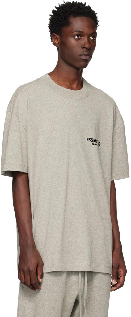 Gray Flocked T-Shirt商品第2张图片规格展示