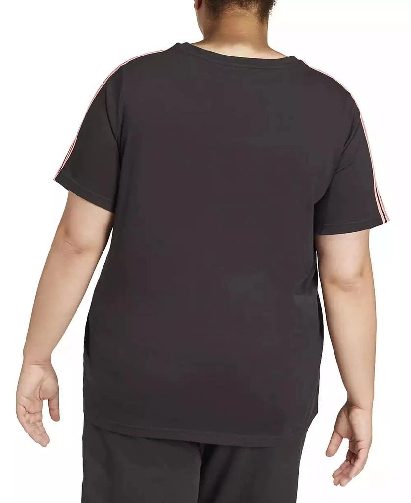 商品Adidas|Plus Size Essentials Slim 3-Stripes T-Shirt,价格¥174,第2张图片详细描述