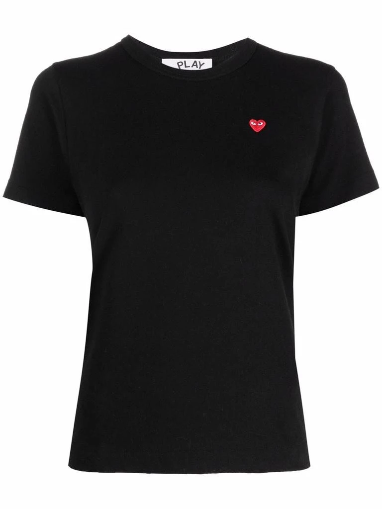商品Comme des Garcons|COMME DES GARCONS PLAY - Cotton Heart Logo-patch T-shirt,价格¥577,第1张图片