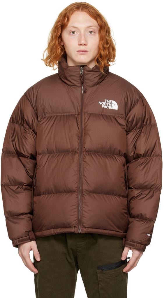 The North Face]Brown 1996 Retro Nuptse Down Jacket 尼龙衬里价格