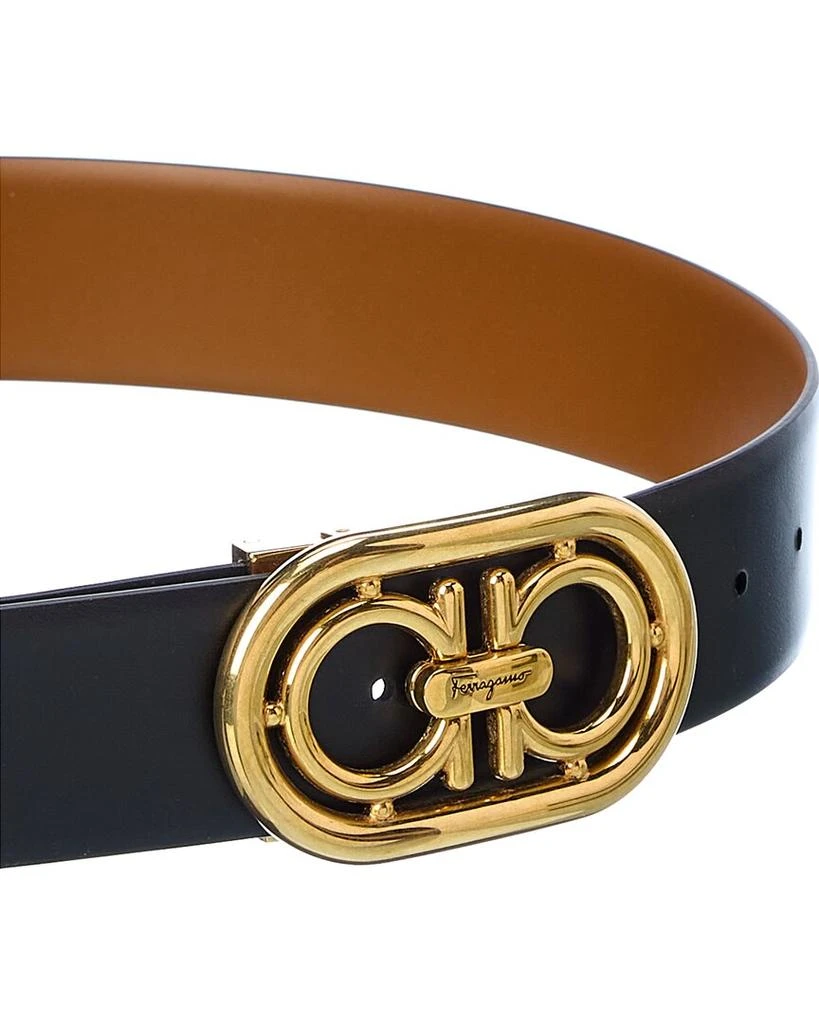 商品Salvatore Ferragamo|Salvatore Ferragamo Gancini Reversible & Adjustable Leather Belt,价格¥2693,第1张图片