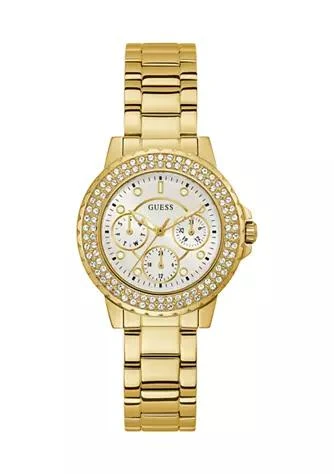 商品GUESS|Gold Tone Stainless Steel Watch,价格¥1126,第1张图片