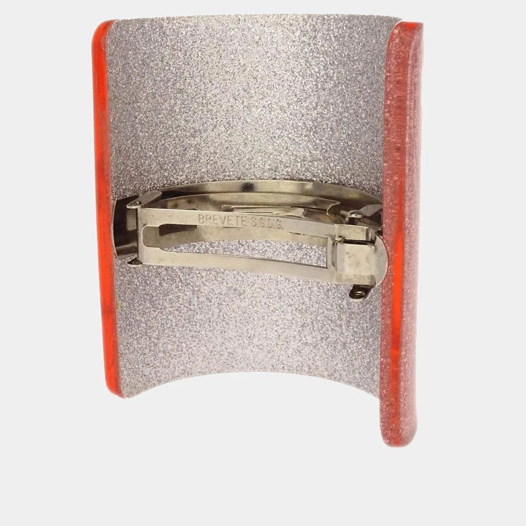 商品[二手商品] Chanel|Chanel Hair Clip Hairpin Barrette Silver Pink,价格¥4694,第2张图片详细描述