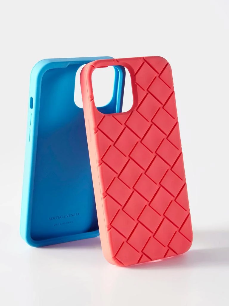 商品Bottega Veneta|Intrecciato-rubber iPhone® 13 Pro case,价格¥1984,第3张图片详细描述
