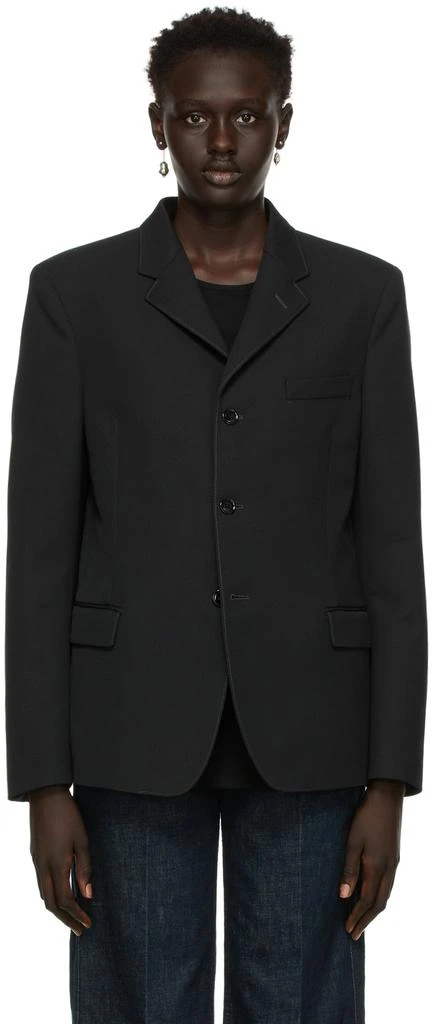 商品Lemaire|Black Twill Blazer,价格¥2700,第1张图片