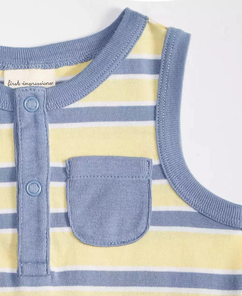 商品First Impressions|Baby Boys Striped Sunsuit, Created for Macy's,价格¥46,第3张图片详细描述