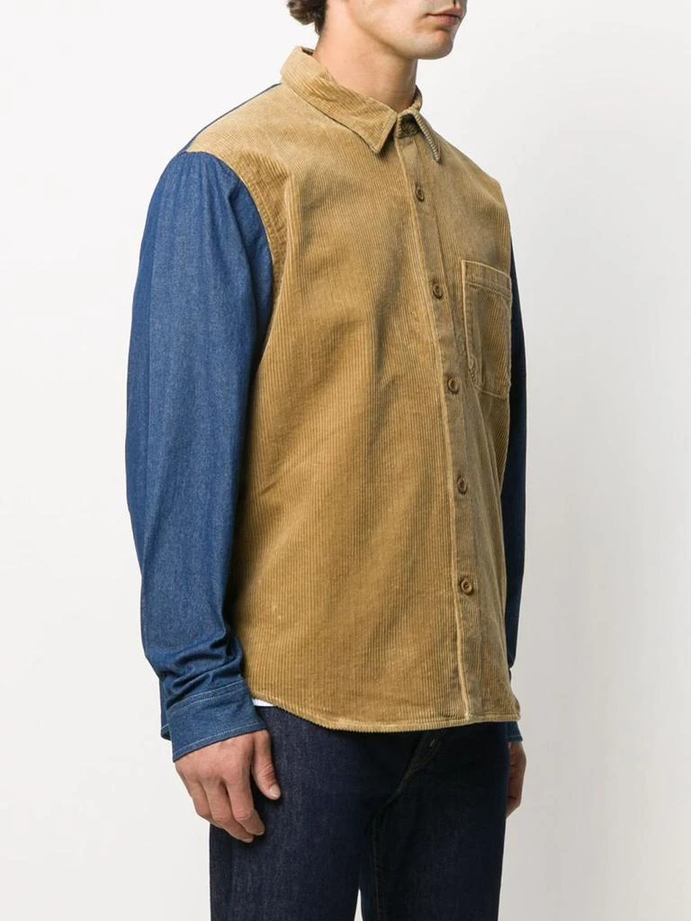 商品STUSSY|STUSSY Corduroy Denim Mix Shirt,价格¥1199,第3张图片详细描述