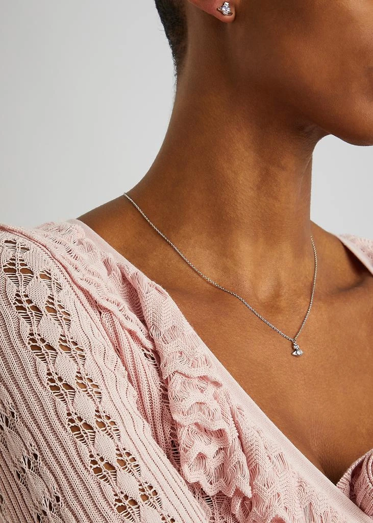 商品Vivienne Westwood|London crystal-embellished orb necklace,价格¥845,第2张图片详细描述