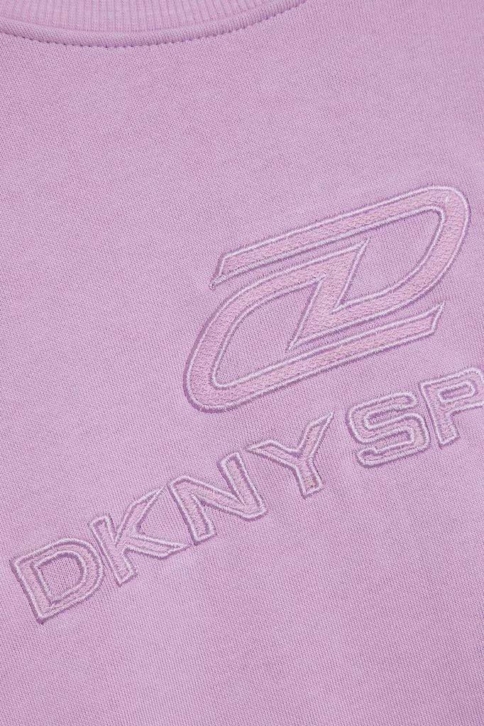 商品DKNY|Embroidered cotton-fleece sweatshirt,价格¥135,第4张图片详细描述