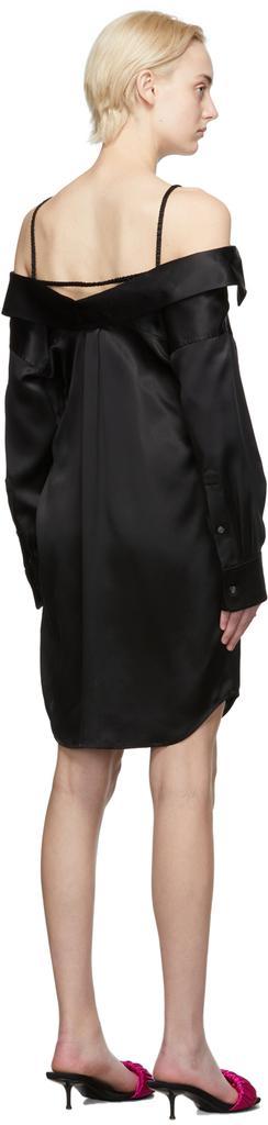 商品Alexander Wang|Black Off-The-Shoulder Shirt Dress,价格¥3138,第5张图片详细描述