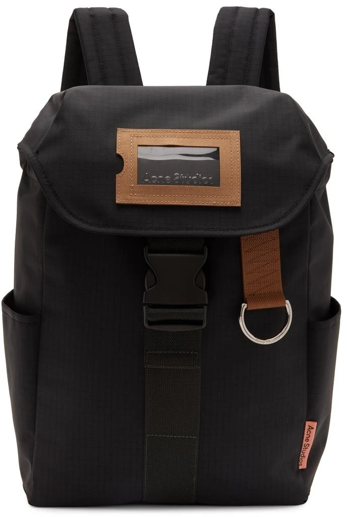 Acne Studios Black Large Backpack 1