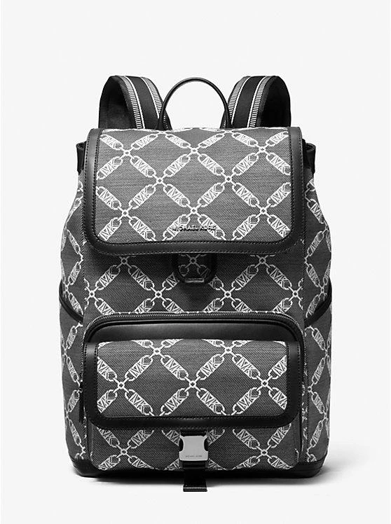 商品Michael Kors|Hudson Empire Logo Jacquard Backpack,价格¥2395,第1张图片