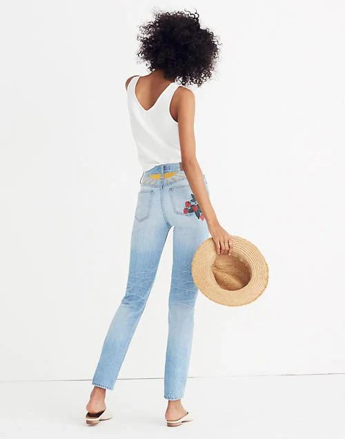 商品Madewell|The Perfect Summer Jean: Strawberry Embroidered Edition,价格¥476,第1张图片