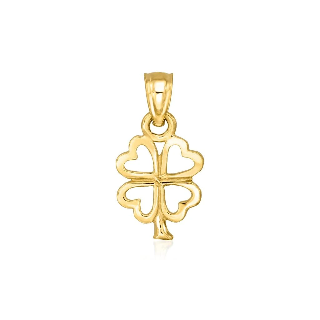 商品Canaria Fine Jewelry|Canaria 10kt Yellow Gold Petite Clover Pendant,价格¥491,第1张图片