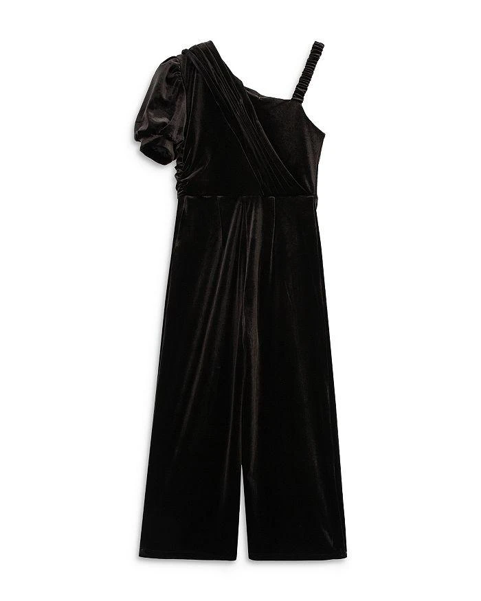 商品Habitual|Girls' Asymmetric Velour Knit Jumpsuit - Big Kid,价格¥480,第2张图片详细描述