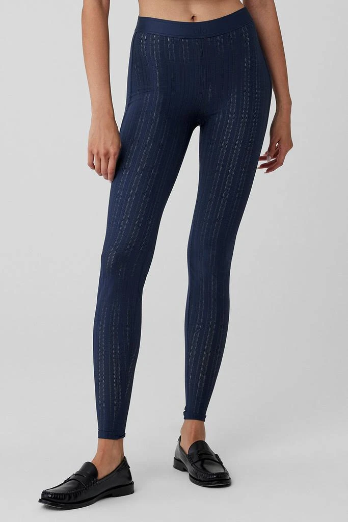 商品Alo|High-Waist Euphoria Legging - Navy,价格¥960,第1张图片