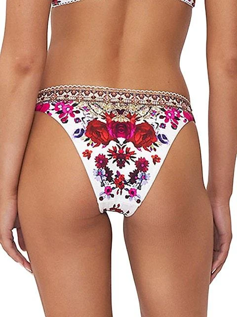 商品Camilla|Floral High-Cut Cheeky Bikini Bottom,价格¥717,第5张图片详细描述