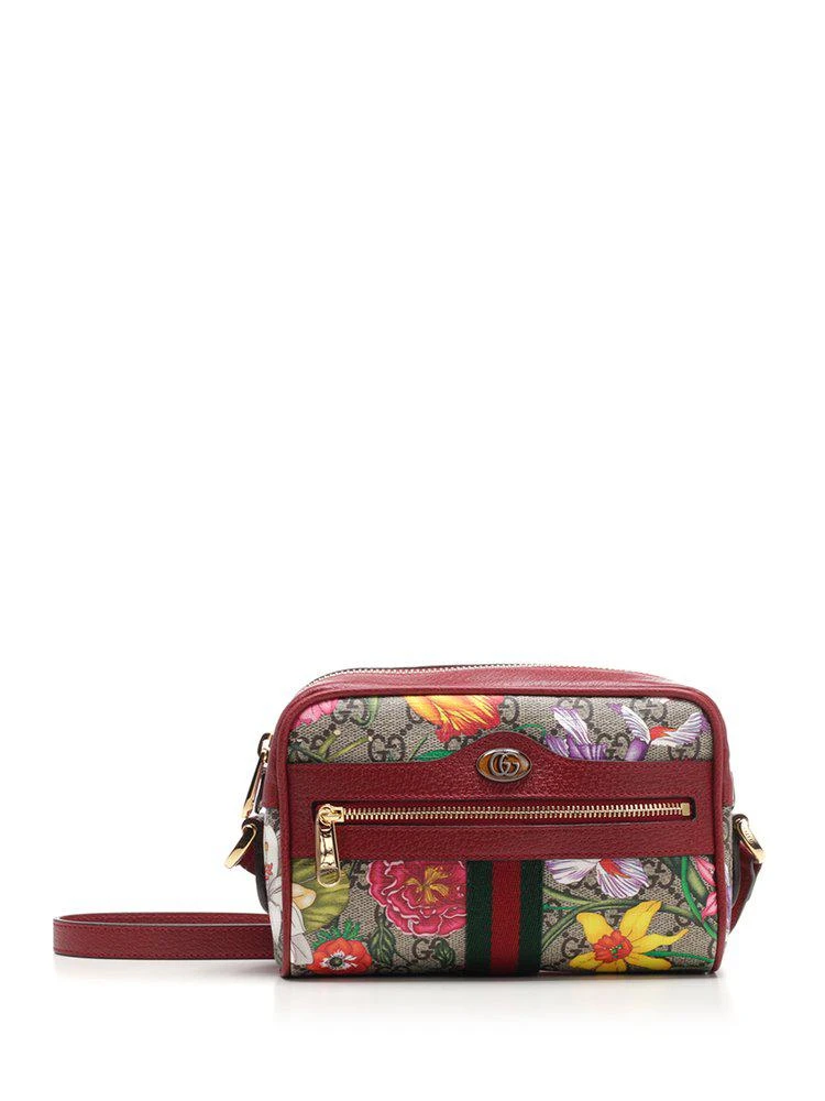 商品Gucci|Gucci GG Ophidia Flora Mini Crossbody Bag,价格¥5937,第1张图片